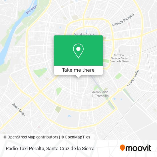Radio Taxi Peralta map