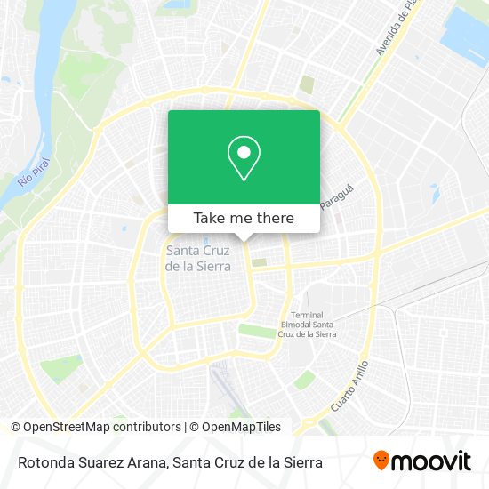 Rotonda Suarez Arana map