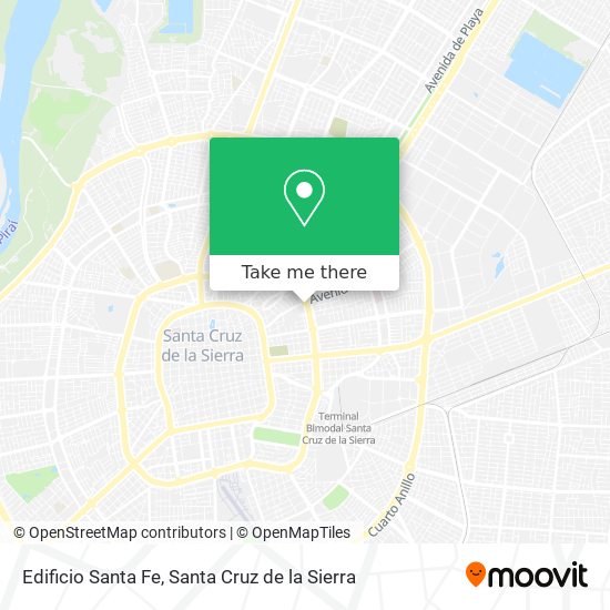 Mapa de Edificio Santa Fe