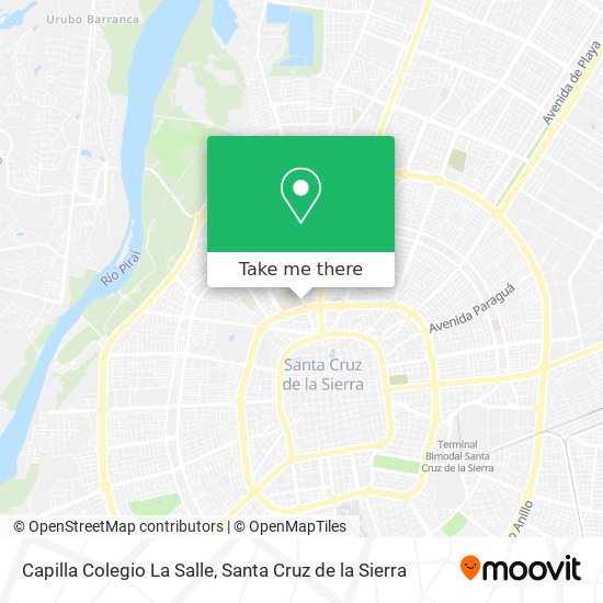 Mapa de Capilla Colegio La Salle