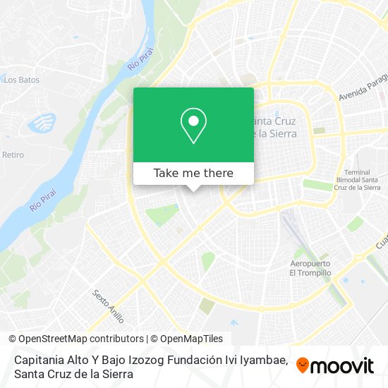 Capitania Alto Y Bajo Izozog Fundación Ivi Iyambae map