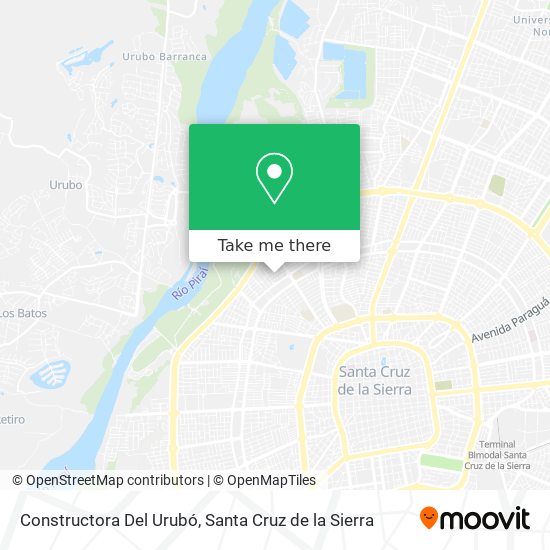 Constructora Del Urubó map