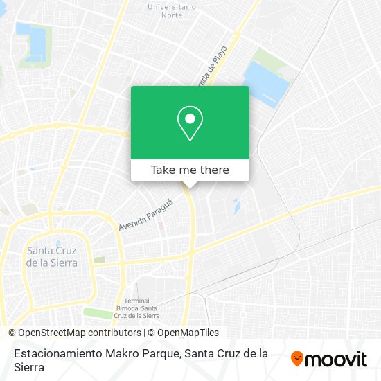 Estacionamiento Makro Parque map