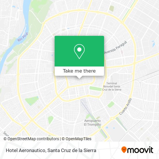 Hotel Aeronautico map