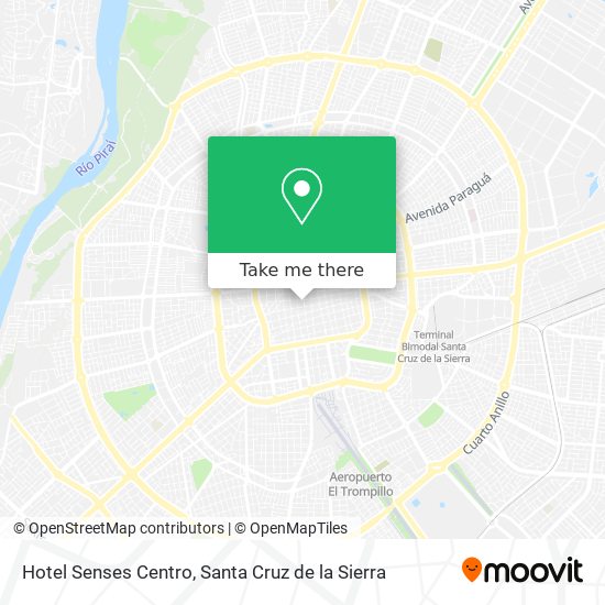 Hotel Senses Centro map