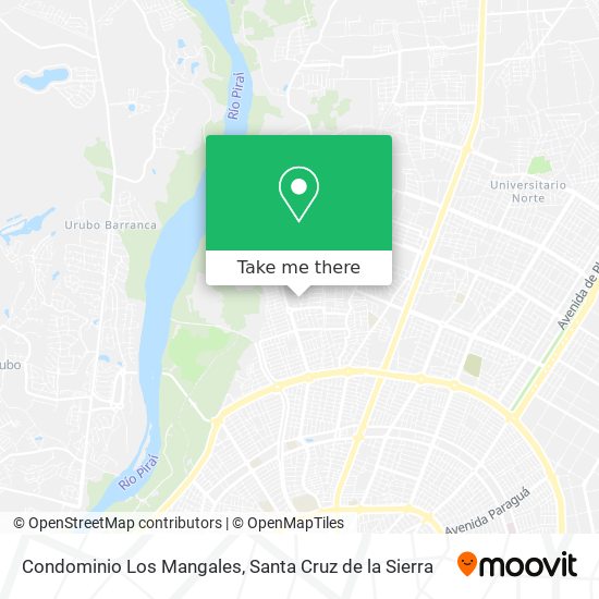 Condominio Los Mangales map