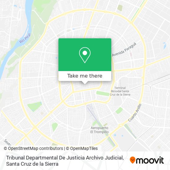 Tribunal Departmental De Justicia Archivo Judicial map