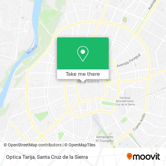 Optica Tarija map