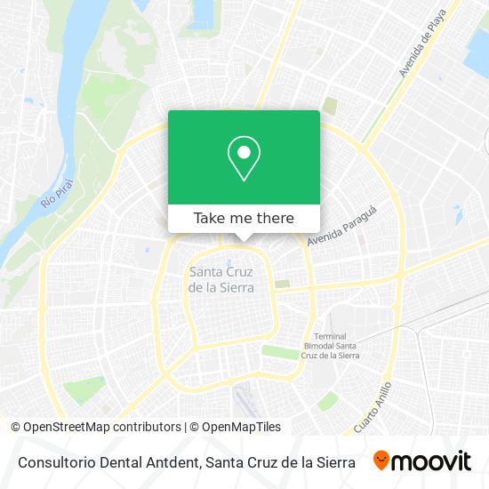 Consultorio Dental Antdent map