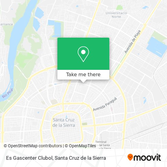 Es Gascenter Clubol map