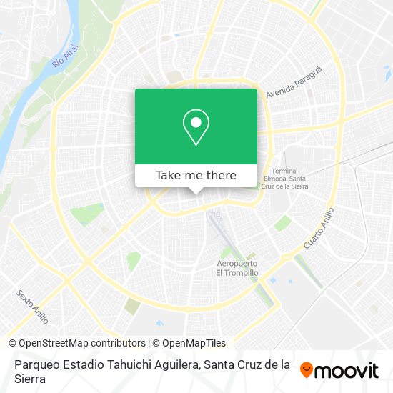 Parqueo Estadio Tahuichi Aguilera map