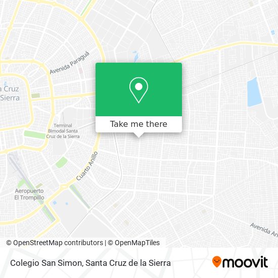 Colegio San Simon map