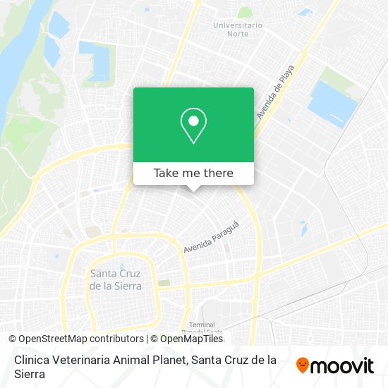 Mapa de Clinica Veterinaria Animal Planet