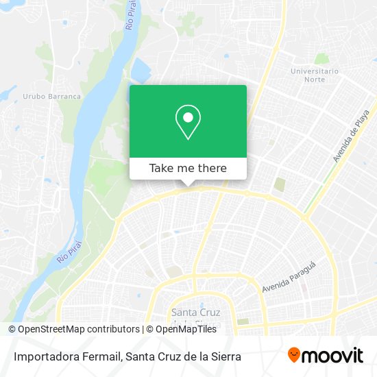 Mapa de Importadora Fermail