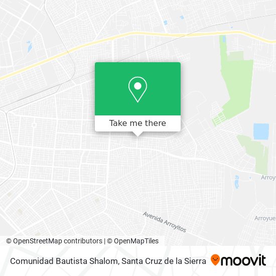 Comunidad Bautista Shalom map