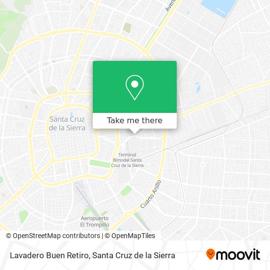 Lavadero Buen Retiro map