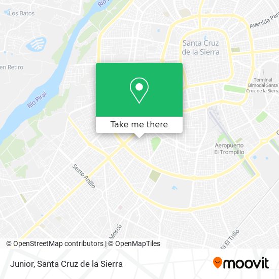 Mapa de Junior