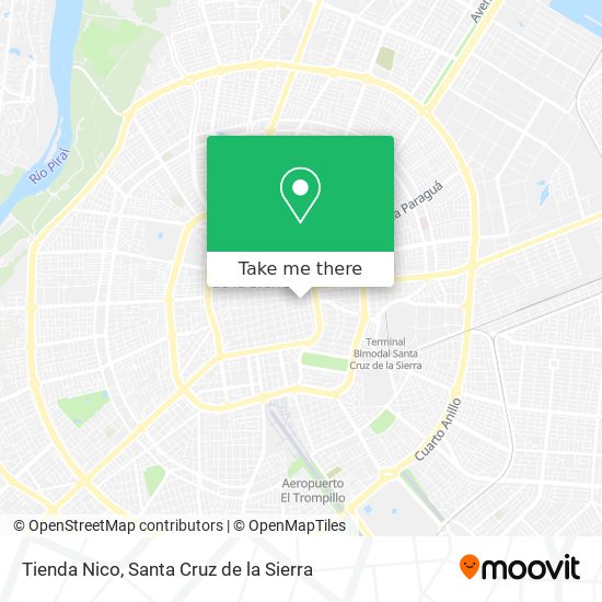 Tienda Nico map