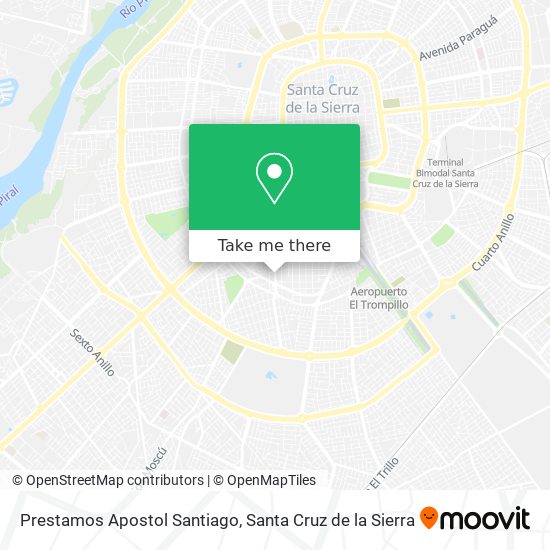 Prestamos Apostol Santiago map