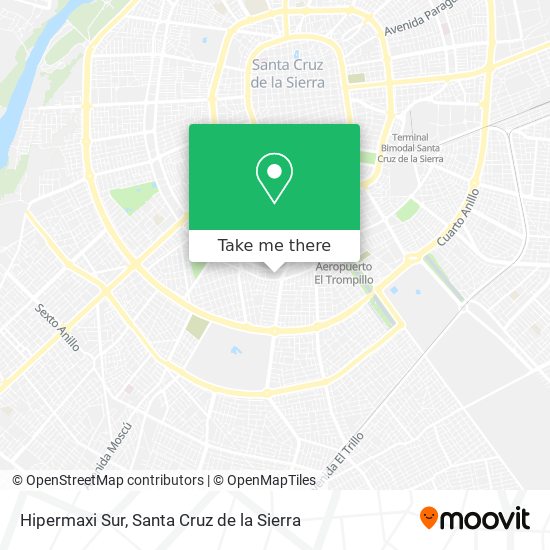 Hipermaxi Sur map