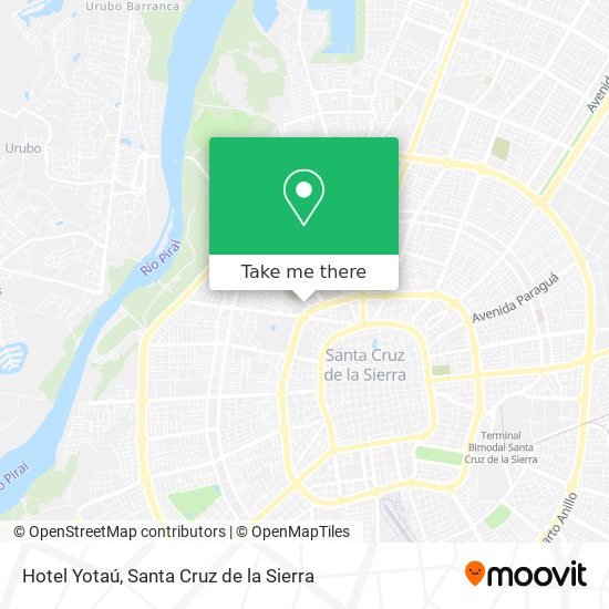 Hotel Yotaú map