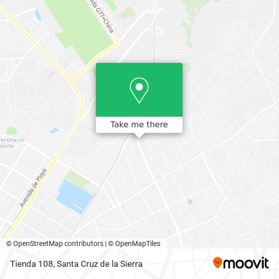 Tienda 108 map