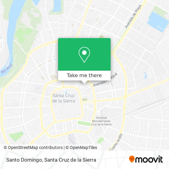 Santo Domingo map