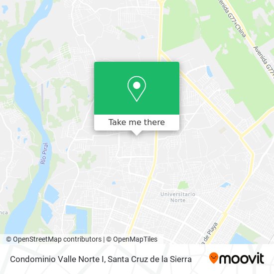 Condominio Valle Norte I map