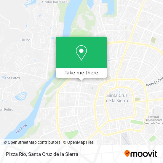 Pizza Río map