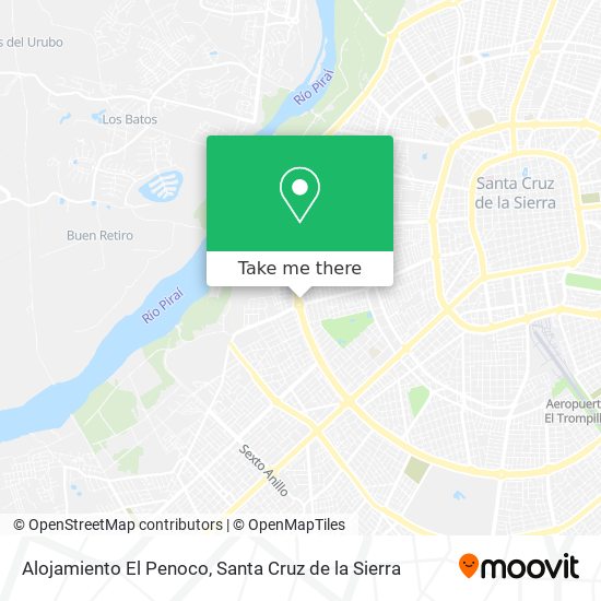 Alojamiento El Penoco map