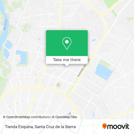 Mapa de Tienda Esquina