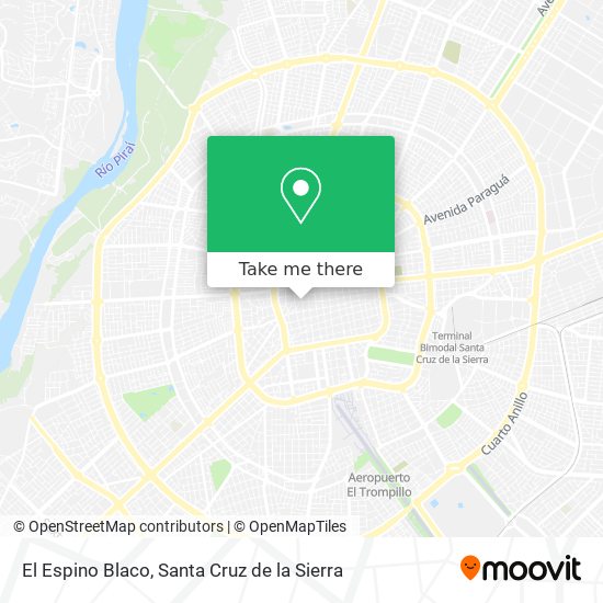 El Espino Blaco map