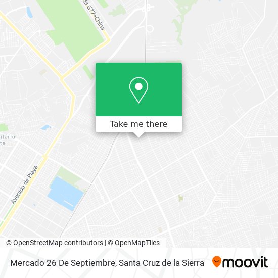 Mercado 26 De Septiembre map