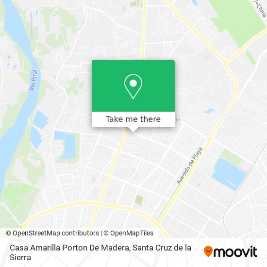 Casa Amarilla Porton De Madera map