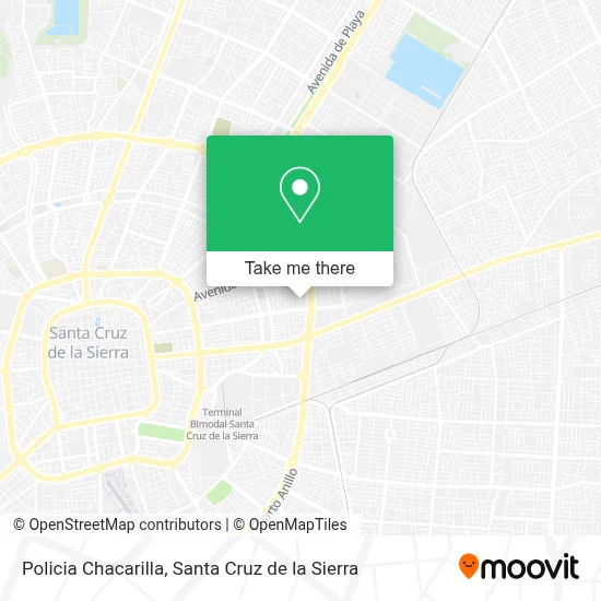 Policia Chacarilla map