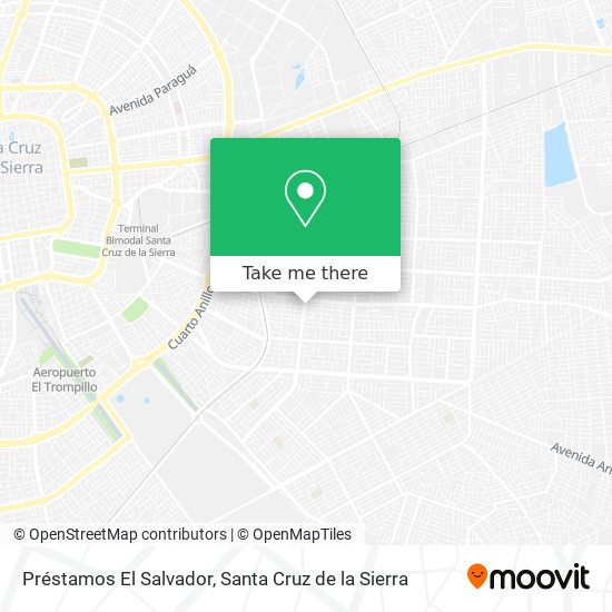 Préstamos El Salvador map