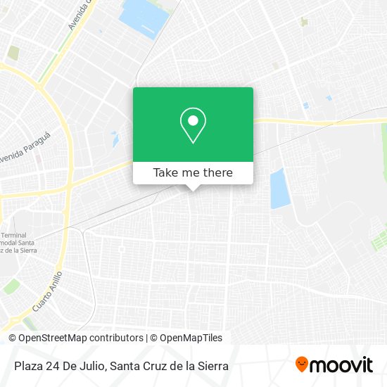 Plaza 24 De Julio map