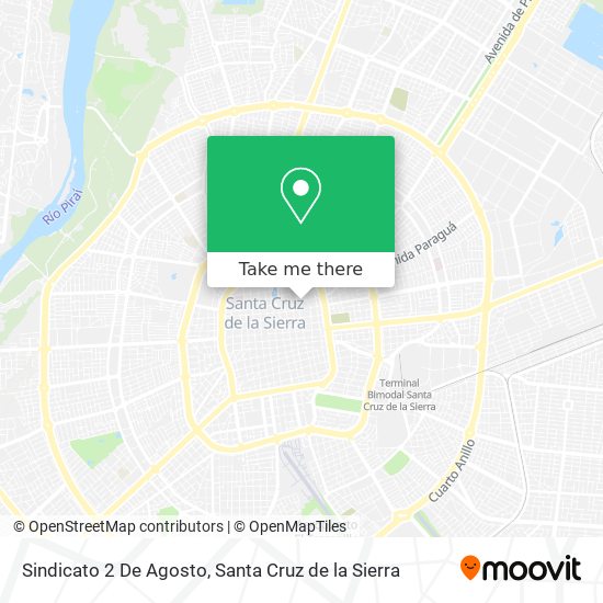 Sindicato 2 De Agosto map