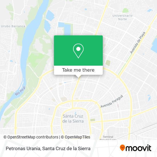 Petronas Urania map