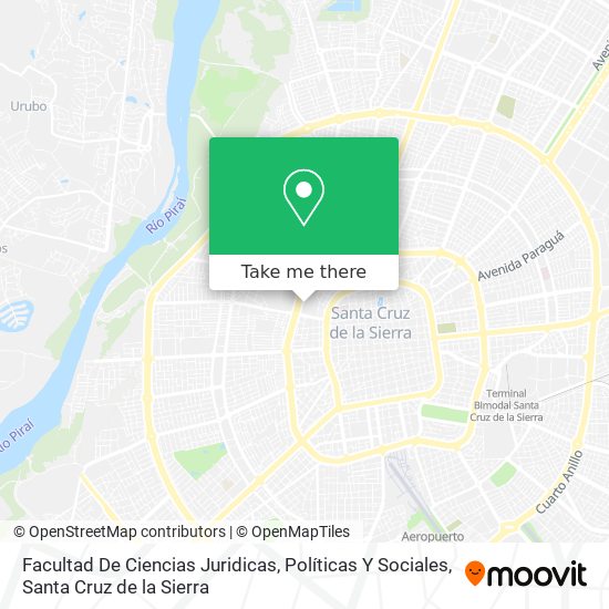 Facultad De Ciencias Juridicas, Políticas Y Sociales map