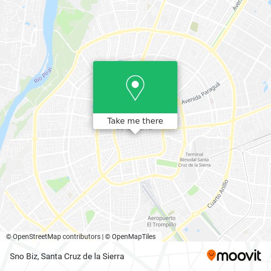 Sno Biz map