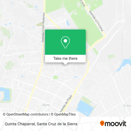 Quinta Chaparral map