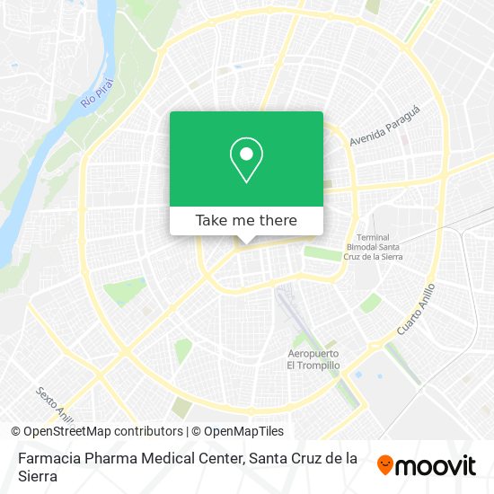 How to get to Farmacia Pharma Medical Center in Santa Cruz De La Sierra by  Bus?