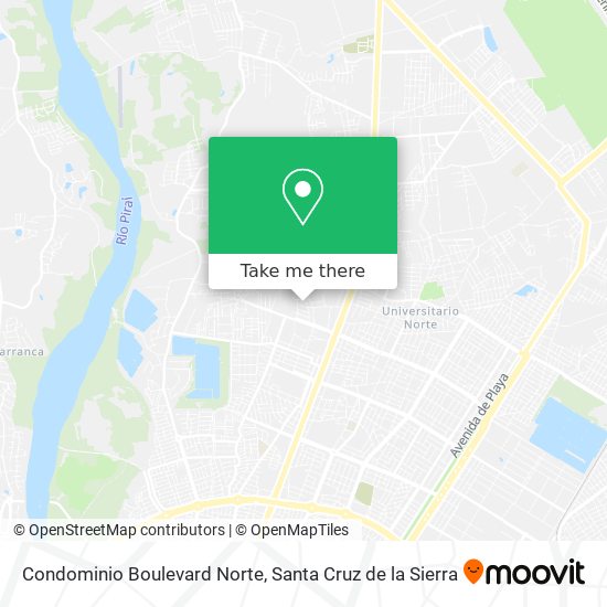 Condominio Boulevard Norte map