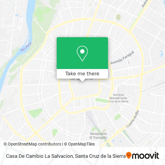Casa De Cambio La Salvacion map