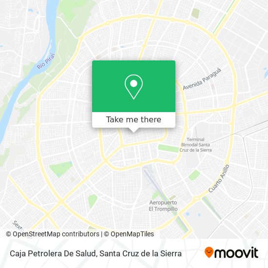 Caja Petrolera De Salud map