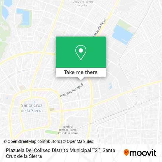 Plazuela Del Coliseo Distrito Municipal ""2"" map