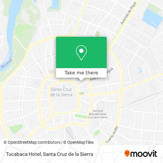 Tucabaca Hotel map