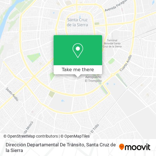 Dirección Departamental De Tránsito map