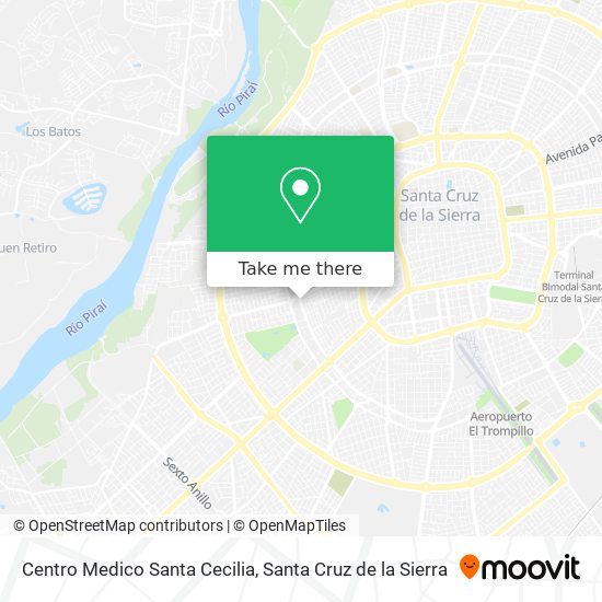 Mapa de Centro Medico Santa Cecilia